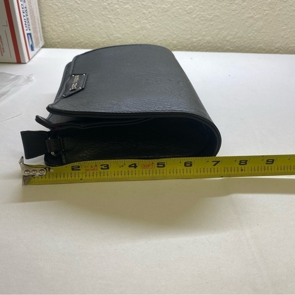 Enzo Angolini Clutch Handbag - Black & Red - Picture 6 of 8